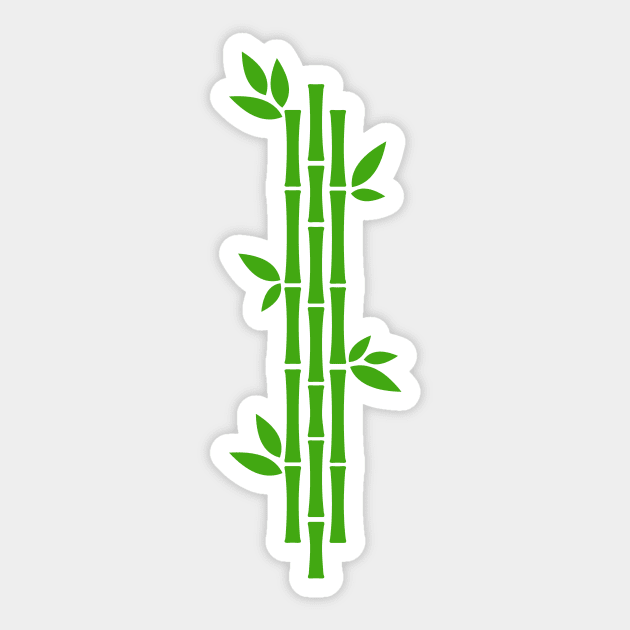 Green Bamboo Sticker by XOOXOO